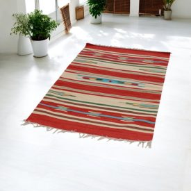 Indiai modern Kilim szőnyeg pamutból 90x150