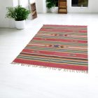 Indiai modern Kilim szőnyeg pamutból 140x200
