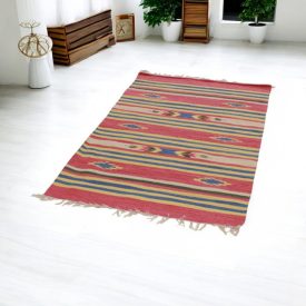 Indiai modern Kilim szőnyeg pamutból 90x150