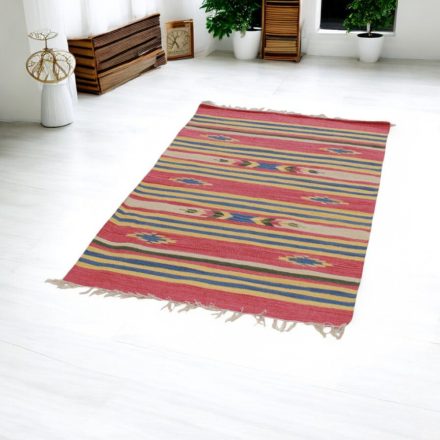 Indiai modern Kilim szőnyeg pamutból 90x150