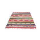 Indiai modern Kilim szőnyeg pamutból 140x200