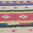 Indiai modern Kilim szőnyeg pamutból 140x200