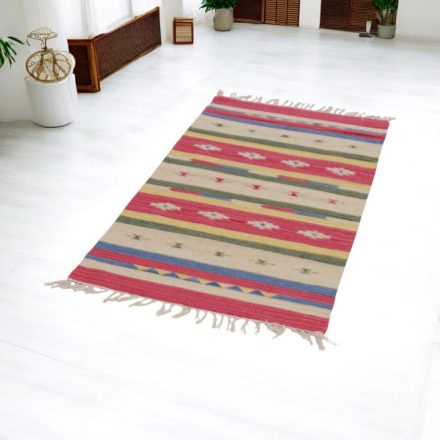 Indiai modern Kilim szőnyeg pamutból 70x140