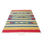Indiai modern Kilim szőnyeg pamutból 120x180