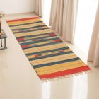Indiai modern Kilim futószőnyeg pamutból 60x200