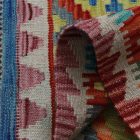 Chobi Kilim szőnyeg 84x124 kézi szövésű afgán gyapjú kilim