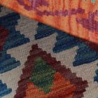 Chobi Kilim szőnyeg 86x129 kézi szövésű afgán gyapjú kilim