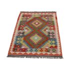 Kilim szőnyeg Chobi 81x126 kézi szövésű afgán gyapjú kilim