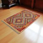 Kilim szőnyeg Chobi 152x102 kézi szövésű afgán gyapjú kilim