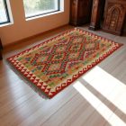 Kilim szőnyeg Chobi 155x101 kézi szövésű afgán gyapjú Kilim