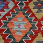 Kilim szőnyeg Chobi 155x101 kézi szövésű afgán gyapjú Kilim