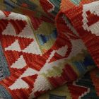 Kilim szőnyeg Chobi 155x101 kézi szövésű afgán gyapjú Kilim