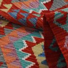 Kézi szövésű Kilim szőnyeg Chobi 138x103 afgán gyapjú kilim