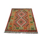 Kilim szőnyeg Chobi 144x98 kézi szövésű afgán gyapjú kilim