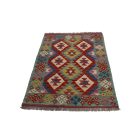 Chobi Kilim szőnyeg 157x102 kézi szövésű afgán gyapjú kilim