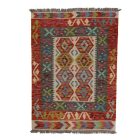 Kézi szövésű Kilim szőnyeg Chobi 138x101 afgán gyapjú kilim