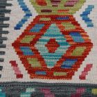 Kézi szövésű Kilim szőnyeg Chobi 138x101 afgán gyapjú kilim
