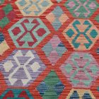 Kilim szőnyeg Chobi 203x292 kézi szövésű afgán gyapjú kilim