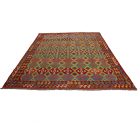 Chobi Kilim szőnyeg 253x360 kézi szövésű afgán gyapjú kilim