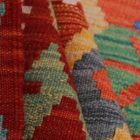 Chobi Kilim szőnyeg 253x360 kézi szövésű afgán gyapjú kilim