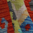 Chobi Kilim szőnyeg 259x350 kézi szövésű afgán gyapjú kilim