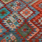 Chobi Kilim szőnyeg 250x344 kézi szövésű afgán gyapjú kilim