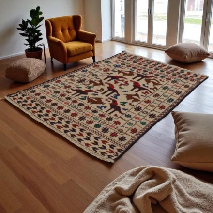 Nomád Kilim szőnyeg Adarskan 130x197 Kelim falvédő szőnyeg