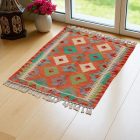 Kilim szőnyeg Chobi 67x87 kézi szövésű afgán gyapjú kilim