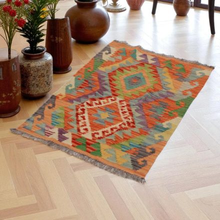 Kilim szőnyeg Chobi 66x95 kézi szövésű afgán gyapjú kilim