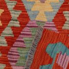 Kilim szőnyeg Chobi 90x66 kézi szövésű afgán gyapjú kilim