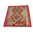 Etnikai Kilim szőnyeg Chobi 98x68 kézi szövésű afgán gyapjú kilim
