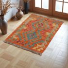 Kézi szövésű Kilim szőnyeg Chobi 62x86 afgán gyapjú kilim