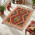 Afgán Kilim szőnyeg Chobi 59x92 kézi szövésű etnikai kilim