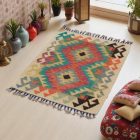 Kézi szövésű Kilim szőnyeg Chobi 63x84 afgán gyapjú kilim