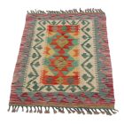 Kézi szövésű Kilim szőnyeg Chobi 62x96 afgán gyapjú kilim