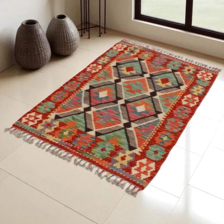 Afgán Kilim Chobi 135x83 afgán kézi síkszövött szőnyeg