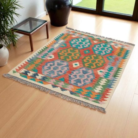 Chobi Kilim szőnyeg 154x104 kézi szövésű afgán gyapjú kilim