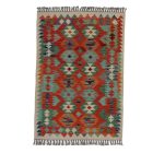 Kilim szőnyeg Chobi 147x100 kézi szövésű afgán gyapjú kilim