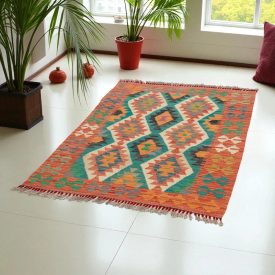   Afgán Kilim Chobi 148x102 afgán kézi síkszövött szőnyeg