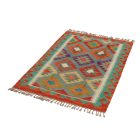 Chobi Kilim szőnyeg 123x79 kézi szövésű afgán gyapjú kilim