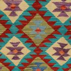 Kilim szőnyeg Chobi 80x112 kézi szövésű afgán gyapjú kilim