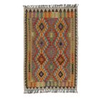 Kilim szőnyeg Chobi 104x153 kézi szövésű afgán gyapjú kilim
