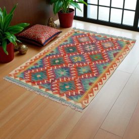   Kilim szőnyeg Chobi 98x161 kézi szövésű afgán gyapjú kilim