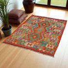 Kilim szőnyeg Chobi 149x105 kézi szövésű afgán gyapjú kilim