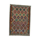 Kézi szövésű Kilim Chobi 131x181 afgán gyapjú Kilim szőnyeg