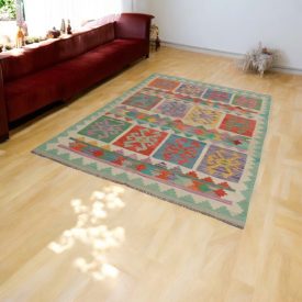 Kézi szövésű Kilim 170x245 Maimana Kilim szőnyeg
