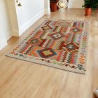 Chobi Kilim szőnyeg 170x241 kézi szövésű gyapjú kelim