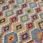 Kézi szövésű Kilim Chobi 196x296 afgán gyapjú Kilim szőnyeg