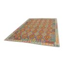 Kézi szövésű Kilim Chobi 204x293 afgán gyapjú Kilim szőnyeg