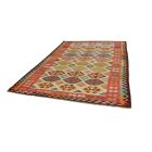 Chobi Kilim szőnyeg 197x303 kézi szövésű gyapjú kelim